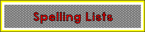 Spelling Lists